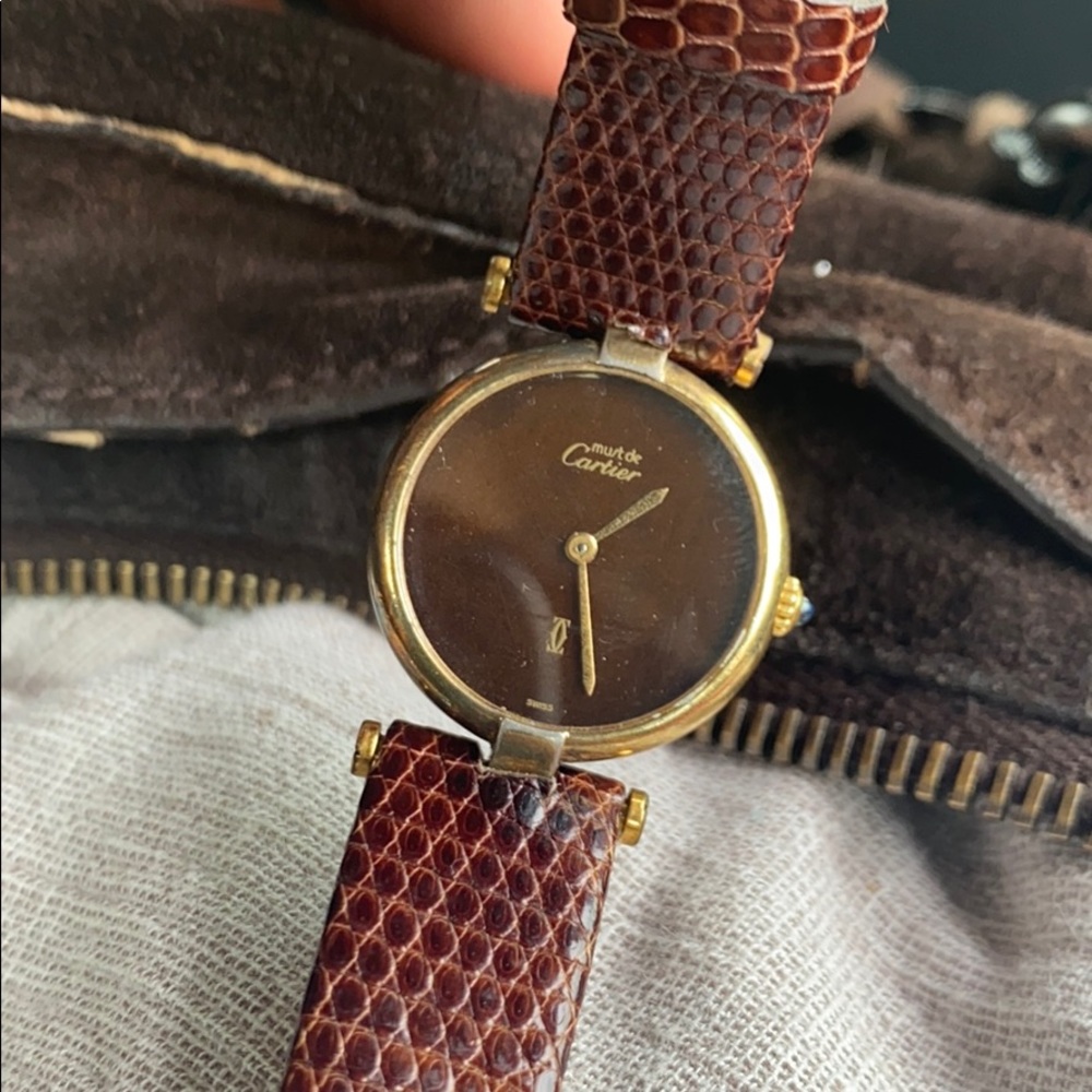 Vintage Must De Cartier watch